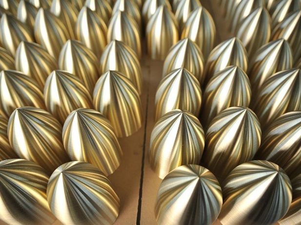 High‑precision copper transmitter shell for UAV applications, manufactured by metal spinning with a 2mm wall thickness and Ø182×H320 dimensions. Finished with a polished surface for enhanced appearance and corrosion resistance, offering excellent strength