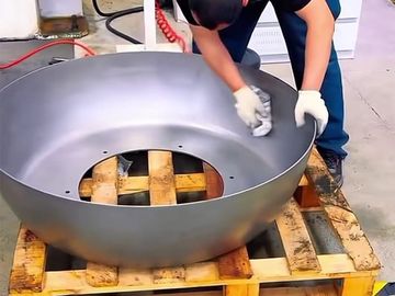 Metal Spun Stainless Steel Vibratory Bowls & Centrifugal Discs | Metal-Spun Parts