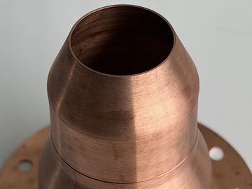 Precision Electrical Parts, Copper Metal Spinning For High Voltage Components.