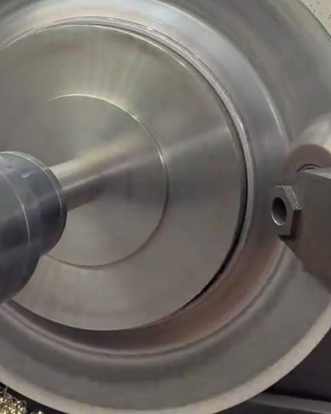 CNC metal spinning machine for parts