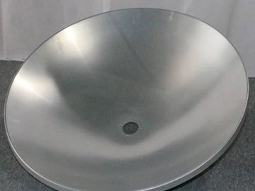 This radar receiver cover is manufactured from aluminum alloy using precision metal spinning technology for aviation radar system applications.
