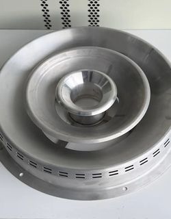 5A02-H112 aluminum GIS high-voltage component spun part for electrical switchgear with seamless integration.