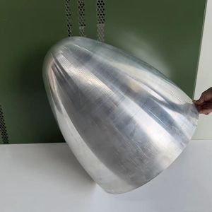 Precision 5A02-H112 aluminum spinning skin assembly for aerospace industrial applications with mirror finish.