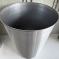 180L large capacity SUS304 stainless steel chemical storage bucket with electropolished interior surface.