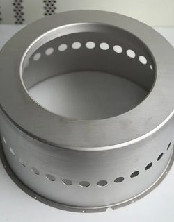 6061-T6 lightweight aluminum structural forming part for power transmission equipment with anodized surface.