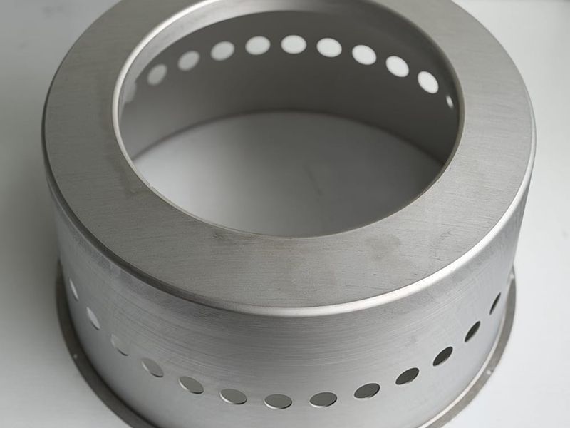 6061-T6 lightweight aluminum structural forming part for power transmission equipment with anodized surface.