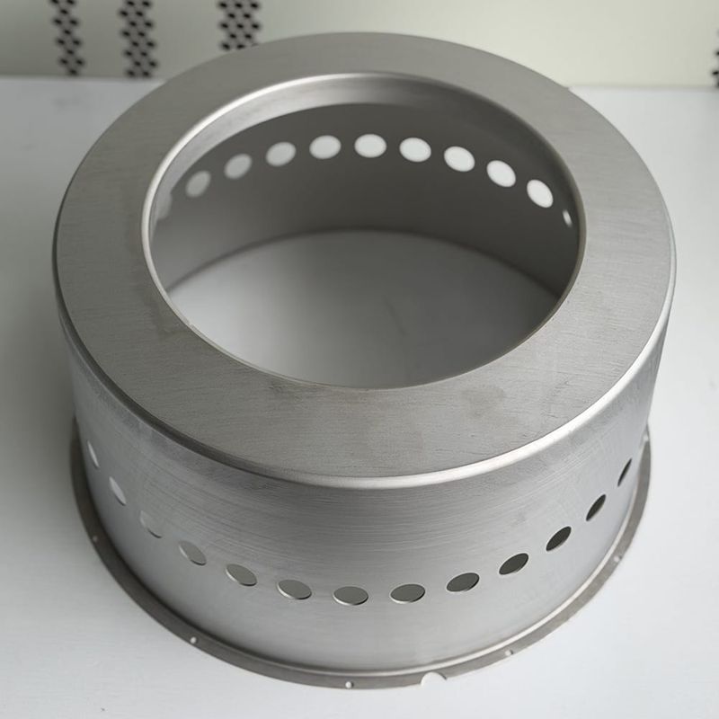 6061-T6 lightweight aluminum structural forming part for power transmission equipment with anodized surface.