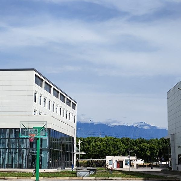 our modern metal spinning factory (KMS), featuring a clean, spacious, and eco‑friendly industrial environment. Surrounded by greenery and mountains, the plant reflects our commitment to sustainable manufacturing and a high‑quality workplace