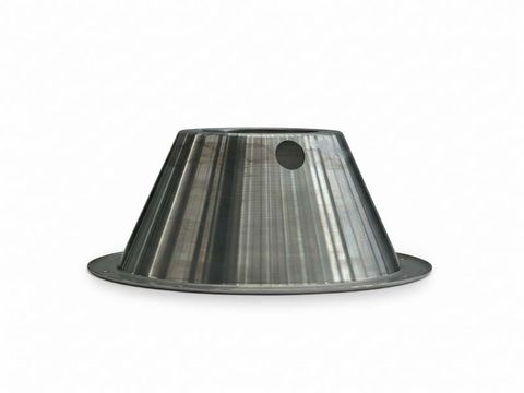 High‑precision SUS304 metal spinning shield used in the electronics industry. Features 2.0mm stainless steel construction, polished surface, and excellent dimensional accuracy for reliable electronic protection.