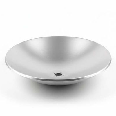 Large‑size aluminum alloy radar reflector cover manufactured by precision metal spinning, offering excellent dimensional accuracy and structural stability. Finished with high‑quality polishing for enhanced appearance and optimal reflective performance