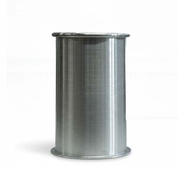 Aluminum cylindrical shielding cover manufactured by metal spinning, laser seamless welding, and polished finishing—designed for UHV power transmission equipment with high precision and durability.