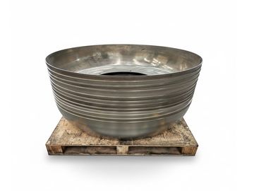 High-strength 1000mm centrifugal disk manufactured in SUS304 stainless steel using precision metal spinning, ideal for automatic feeding and automation equipment. Features consistent forming quality and excellent durability.