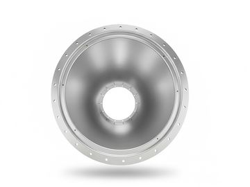 Small aluminum lampshade manufactured by high‑efficiency mass‑production metal spinning. Features excellent surface finishing, high reflectivity, and consistent forming quality—ideal for lighting applications requiring precision and visual performance