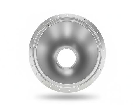 Small aluminum lampshade manufactured by high‑efficiency mass‑production metal spinning. Features excellent surface finishing, high reflectivity, and consistent forming quality—ideal for lighting applications requiring precision and visual performance