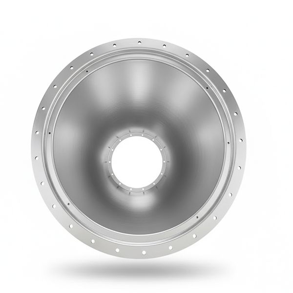 Small aluminum lampshade manufactured by high‑efficiency mass‑production metal spinning. Features excellent surface finishing, high reflectivity, and consistent forming quality—ideal for lighting applications requiring precision and visual performance